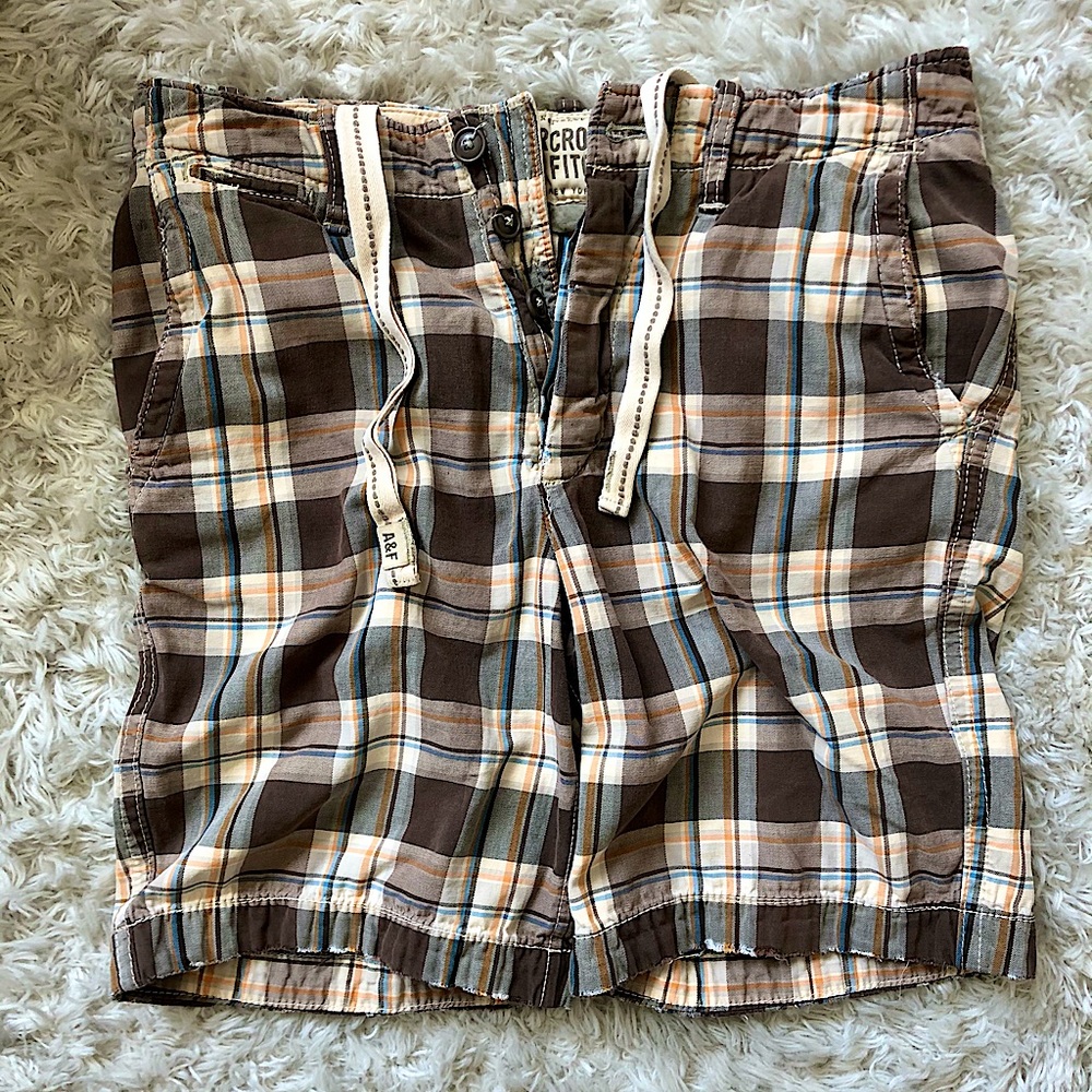 Men’s Abercrombie & Fitch Plaid Shorts